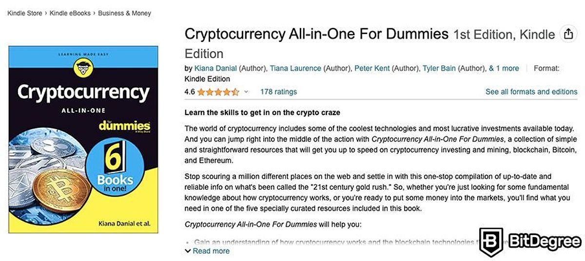 Best crypto books: Cryptocurrency All-in-One For Dummies