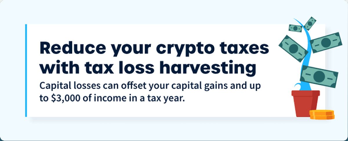 Reduce crypto tax with tax-loss harvesting