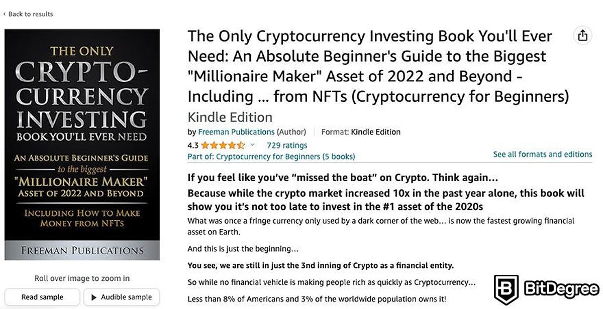 Best crypto books: The Only Cryptocurrency Investing Book You'll Ever Need