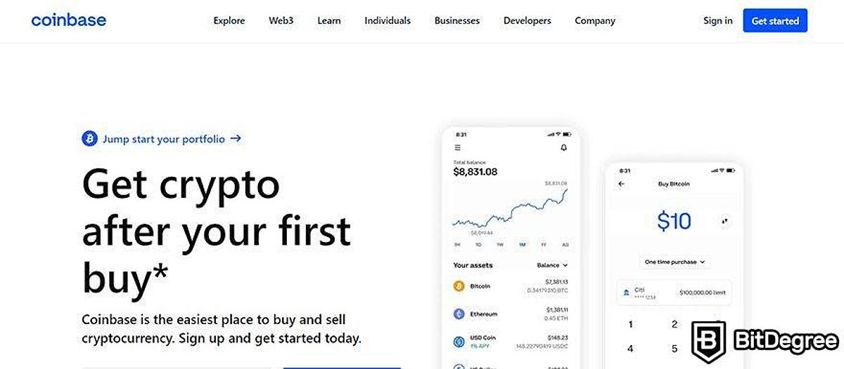 Best crypto trading platform: Coinbase