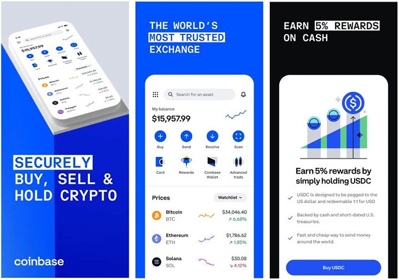 Coinbase app