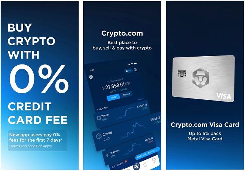 Crypto.com app on Android